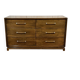 Art Deco style commode from the 1950s in walnut and oak - American manufacturer