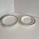 Set of 14 Terre de fer Salins plates, Castellane model