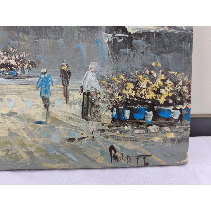Oil on canvas: Louis Anthony Burnett