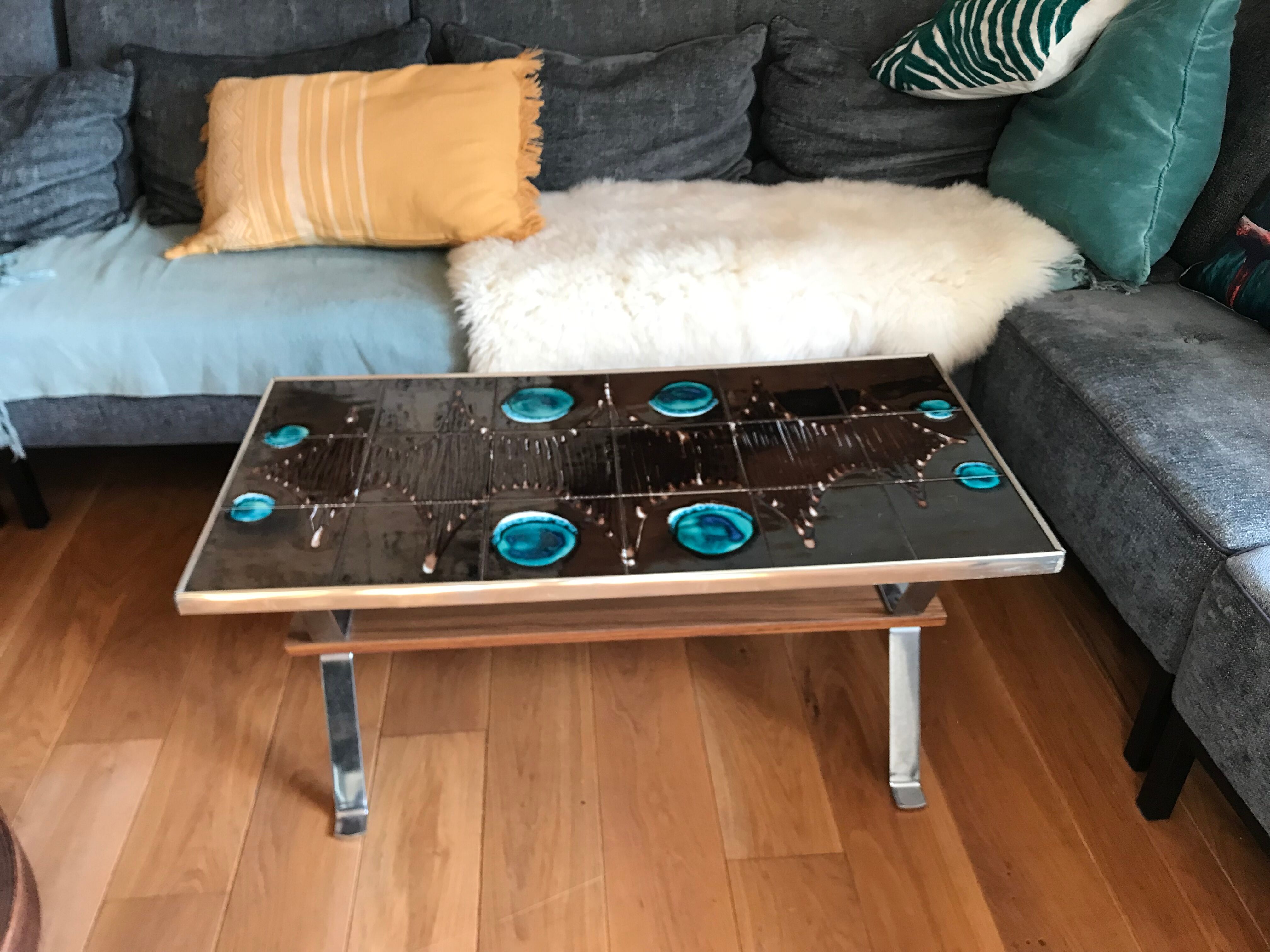 Vintage ceramic table