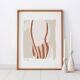 Impression d'art giclée figure féminine, 50x70cm