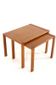 Set of 2 nesting tables - teak - danish design
