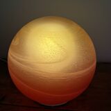 Vintage Saturn table lamp 70s WOFI, space age floor