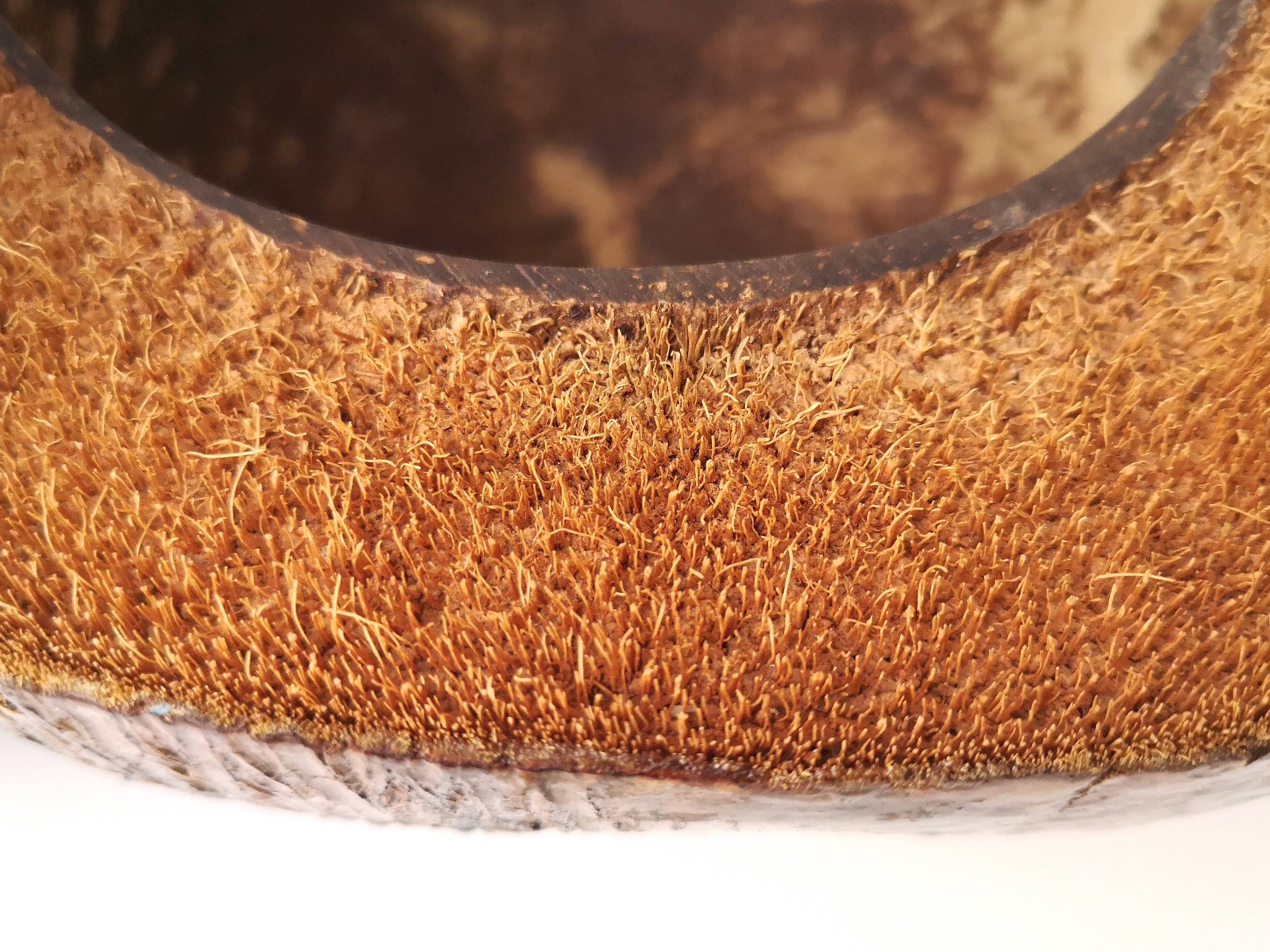 Empty vintage pocket - natural coconut