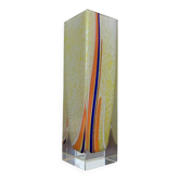 Vase en verre artistique de Murano, années 1970