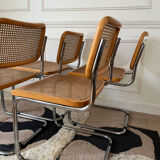 Set of 4 Cesca B32 chairs