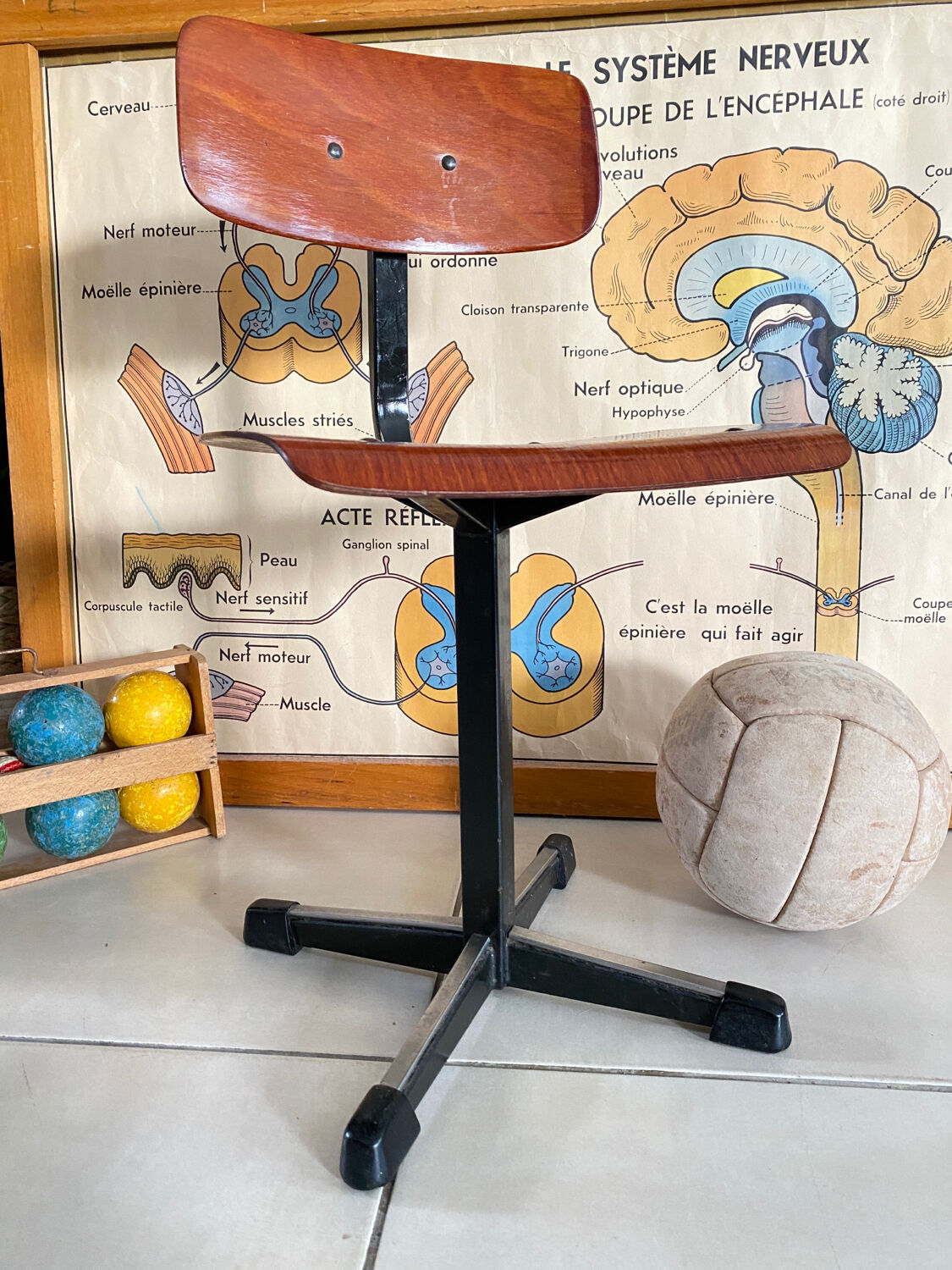 Vintage Marko children's school chair