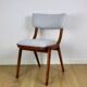 Skoczek chair light blue light grey boucle from the 70s
