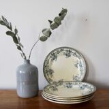 Lot of old 5 flowered plates