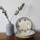 Lot of old 5 flowered plates
