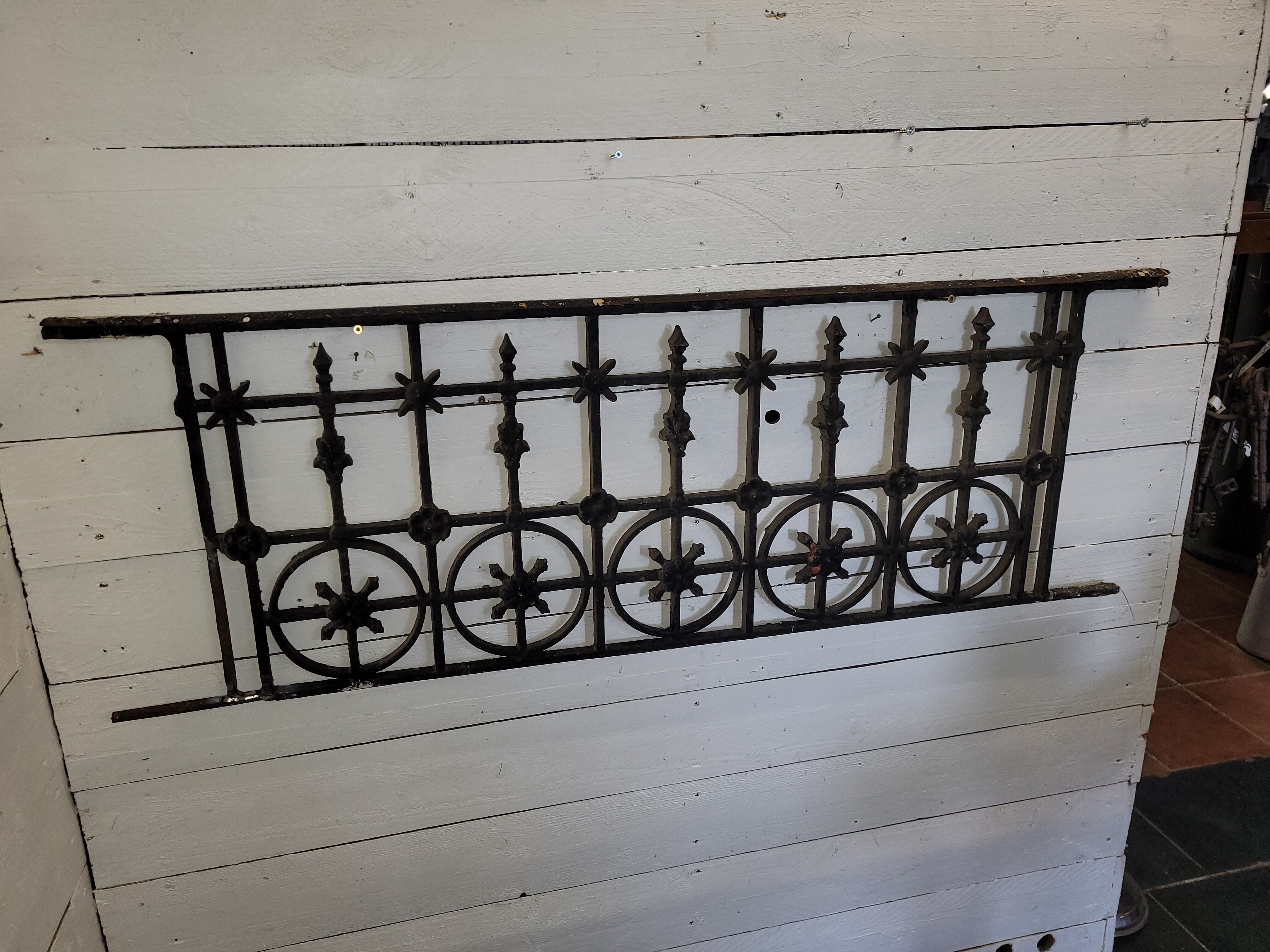 Old cast iron balcony house