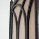 Antique restored bentwood Art Nouveau room divider from the 19th century