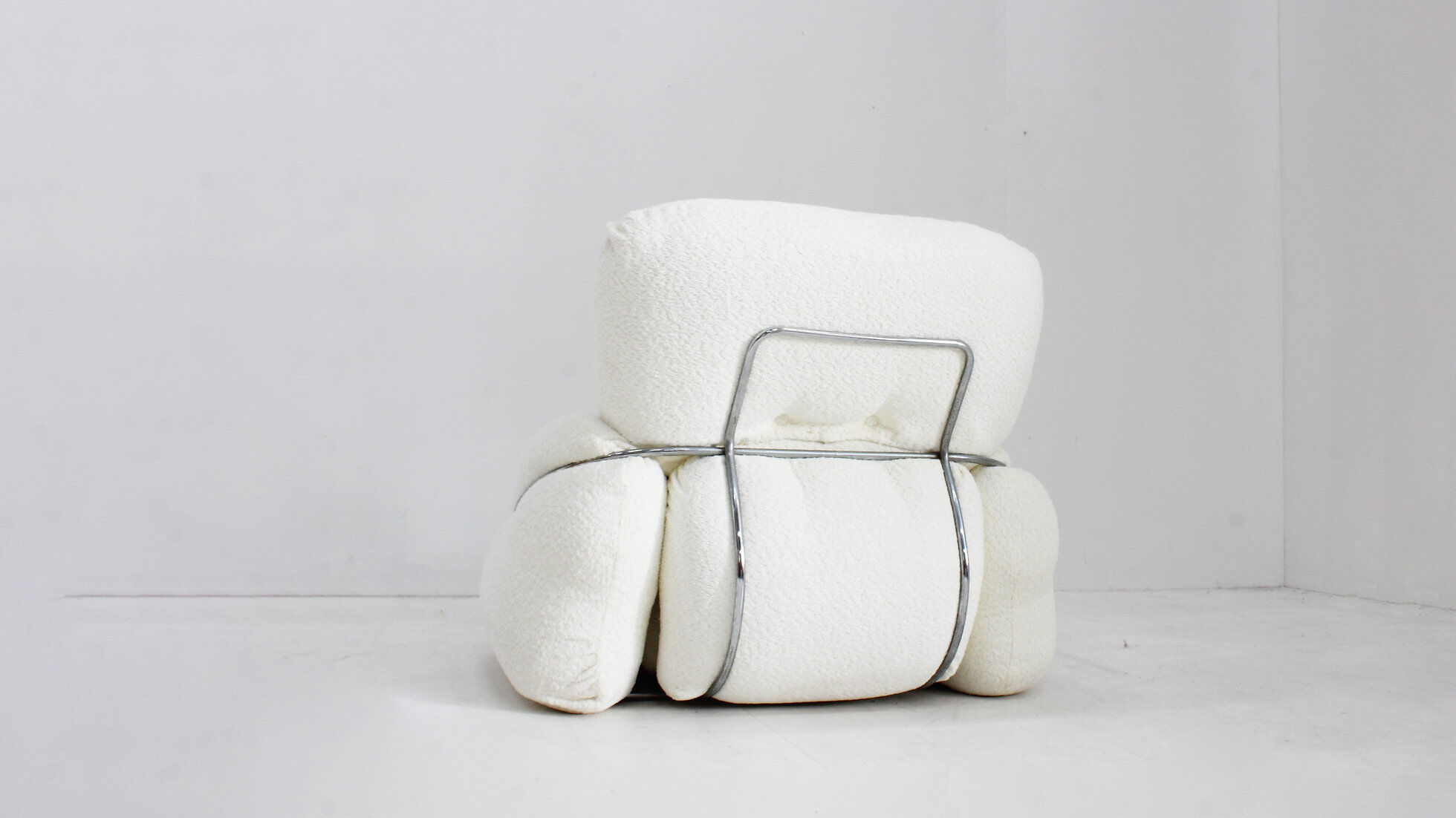 Vintage Adriano Piazzesi Okay armchair 1970s Italy