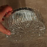 Vintage molded glass ceiling lamp