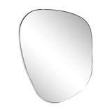 Large organic dune mirror - black