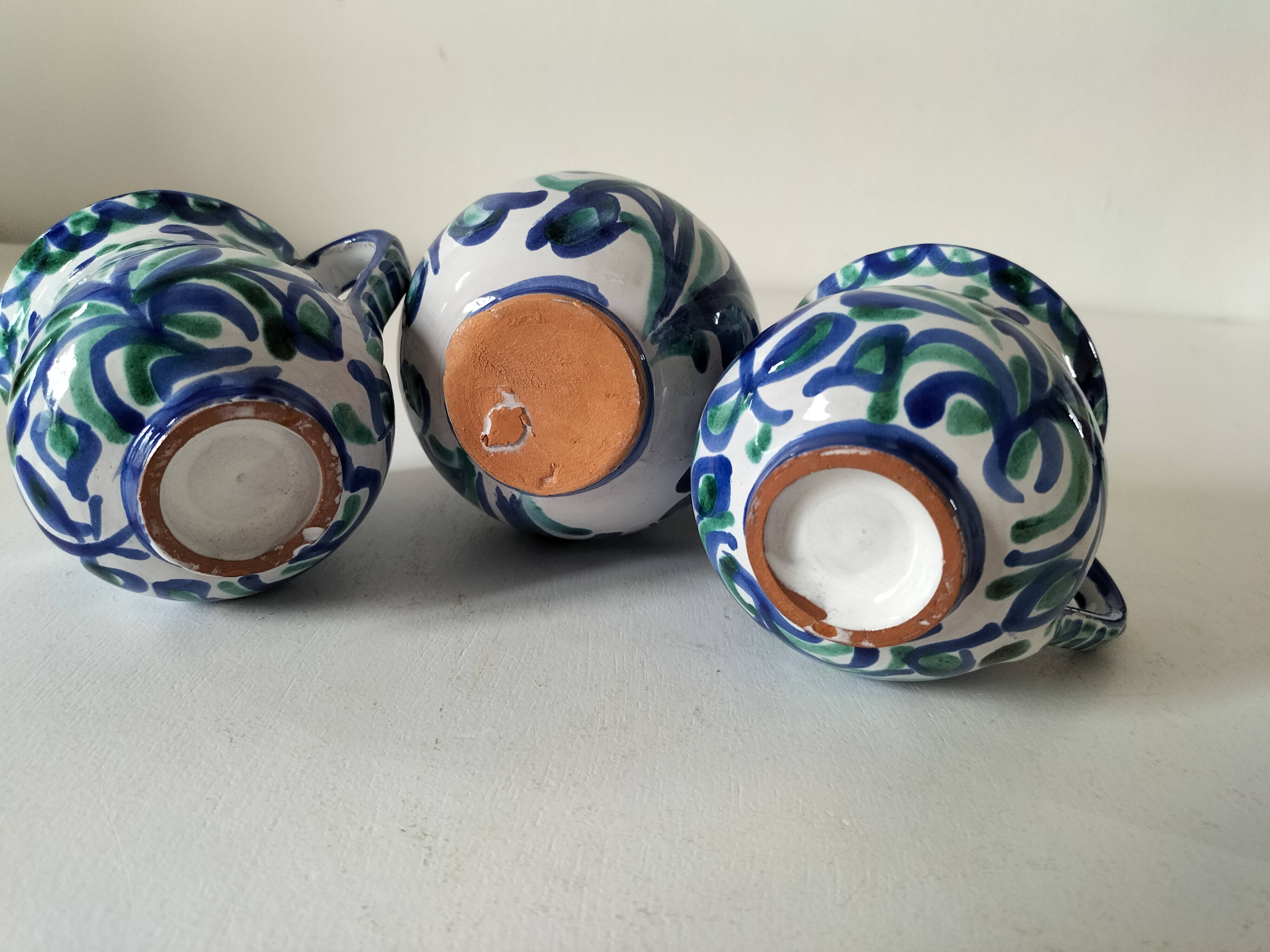 Fajalauza earthenware set, Granada (Spain)