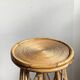 Vintage sculptural rattan bar stool, Japan, 1970s
