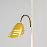Italian floor lamp in lacquered metal, circa 1960