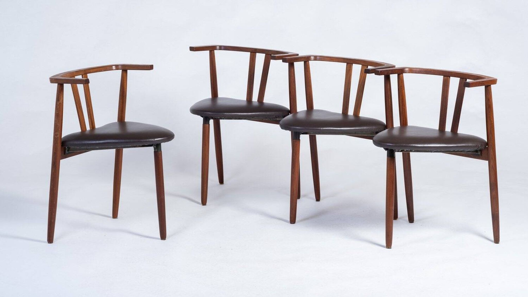 Chaises de Salle à Manger en Teck par Hans Olsen, 1960s, Set de 4
