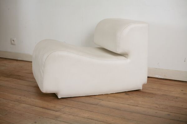 Fauteuil de Cini Boeri modèle Bobo édition Arflex diffusion Mobilier International Italie 1968