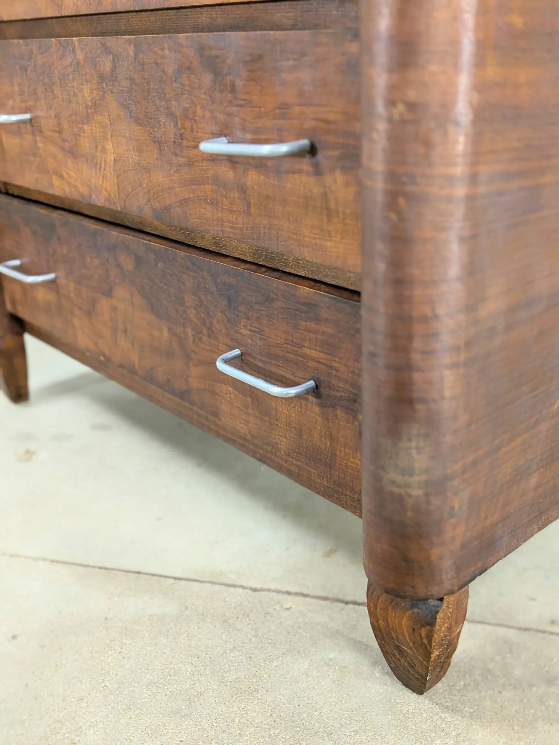 Vintage 1950s chest of drawers – Art Deco style