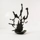 Brutalist cast iron candlestick, Belgium, 1960s.