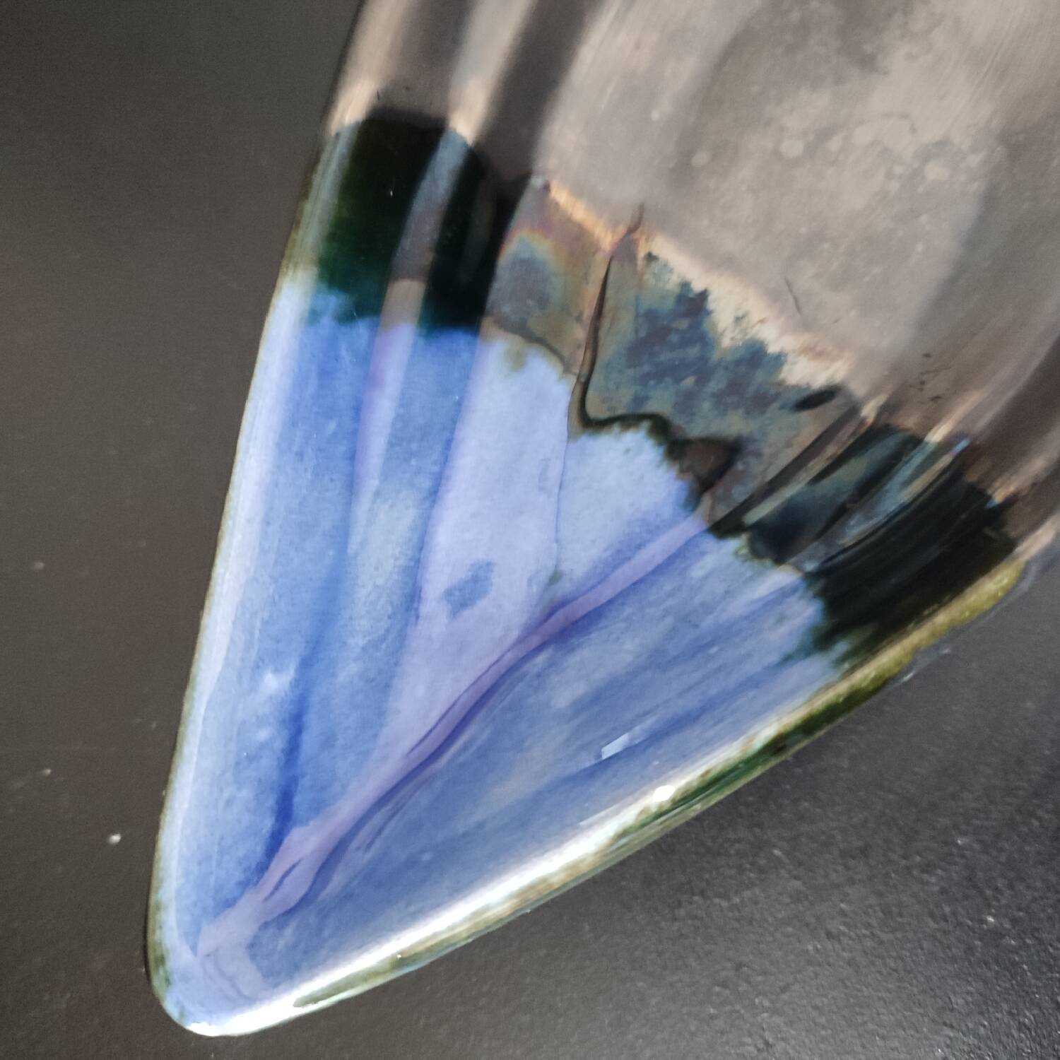 Albert Ferlay ceramic Vallauris wave pocket emptier