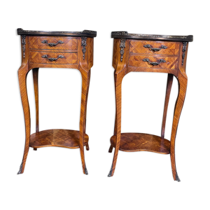 Paire de tables de chevets
