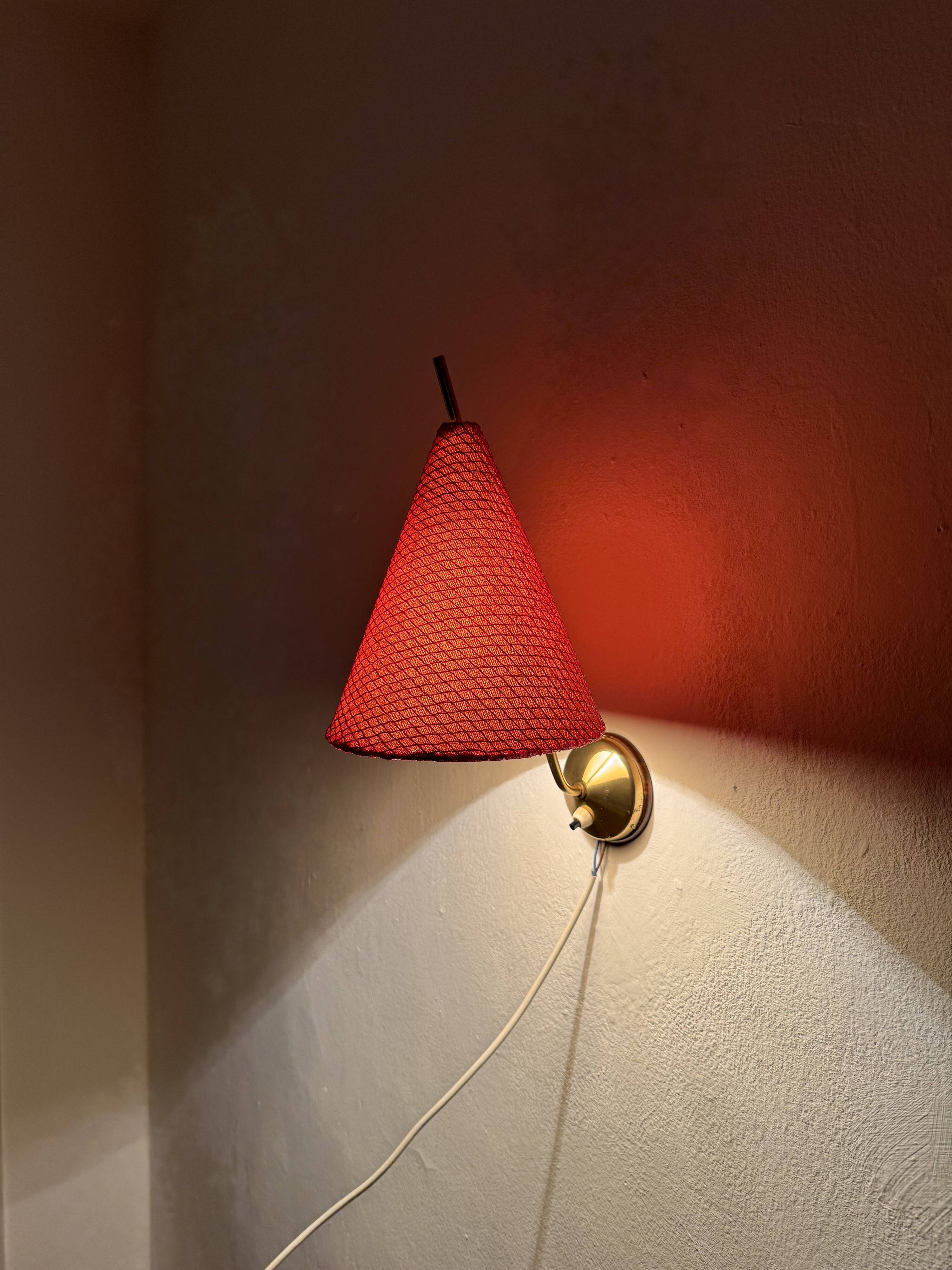 Ensemble de 2 appliques murales en laiton de Rupert Nikoll