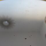 50 60 years gold metal round mirror tray