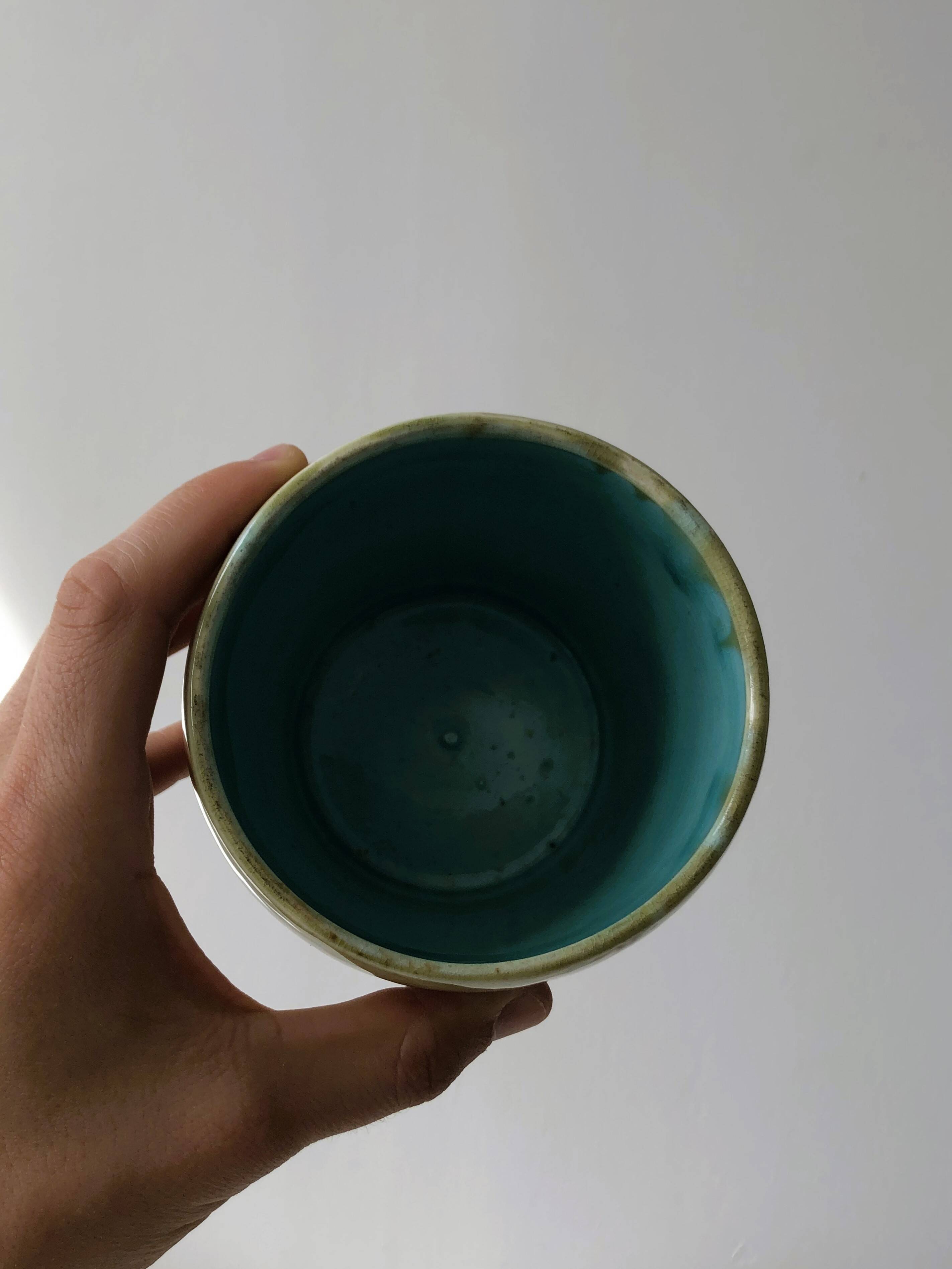 Cache pot - earthenware vase Orchies France