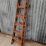 Escabeau en bois de peintre vintage rénové