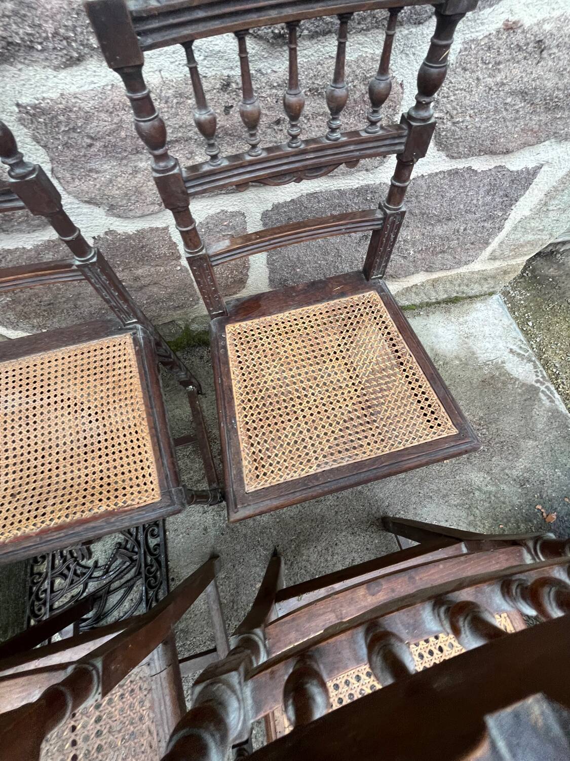 Cane chairs