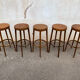 Set de 5 tabourets hauts de bar