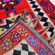2x12 Colorful Geometric Vintage Runner Rug, 73x373Cm