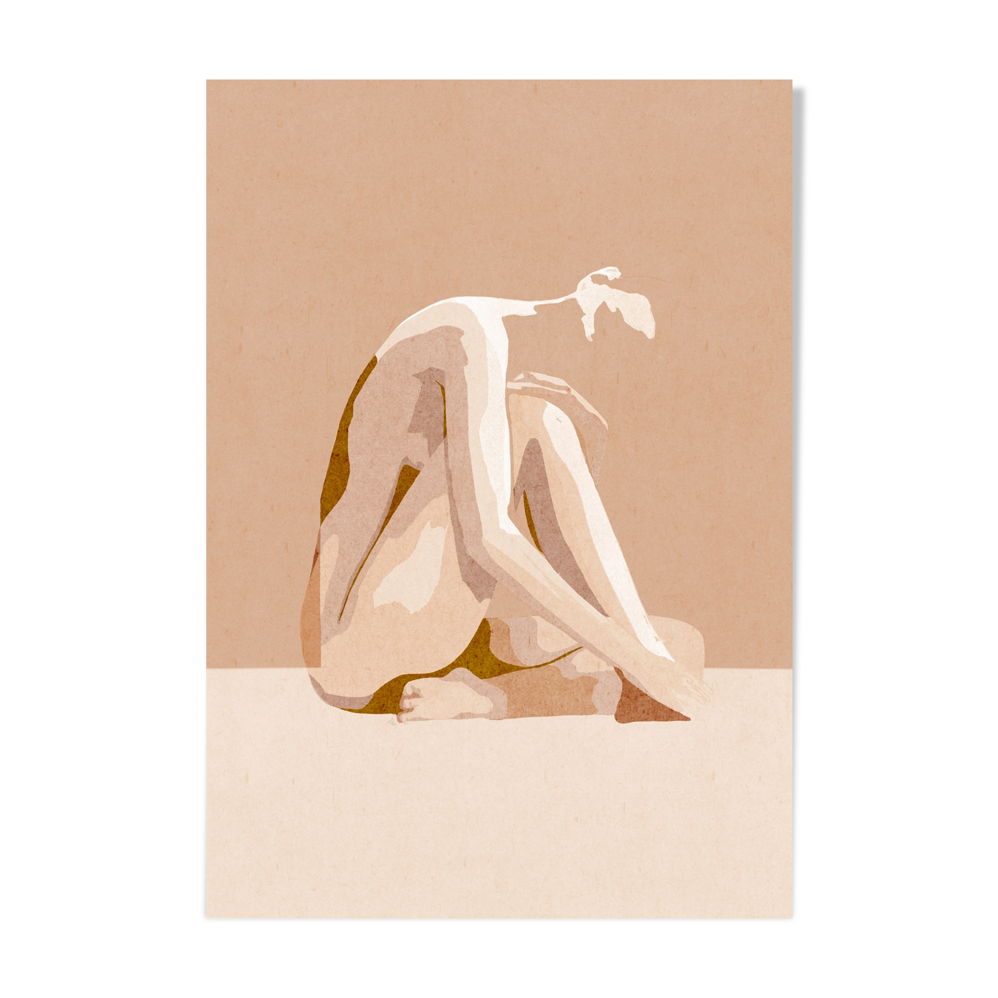 Oeuvre "Nu féminin" - A4