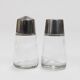 Set of condiments Marianne Denzel salt and pepper, Berndorf, Austria, 1960s