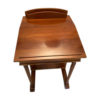 Cherry wood school desk