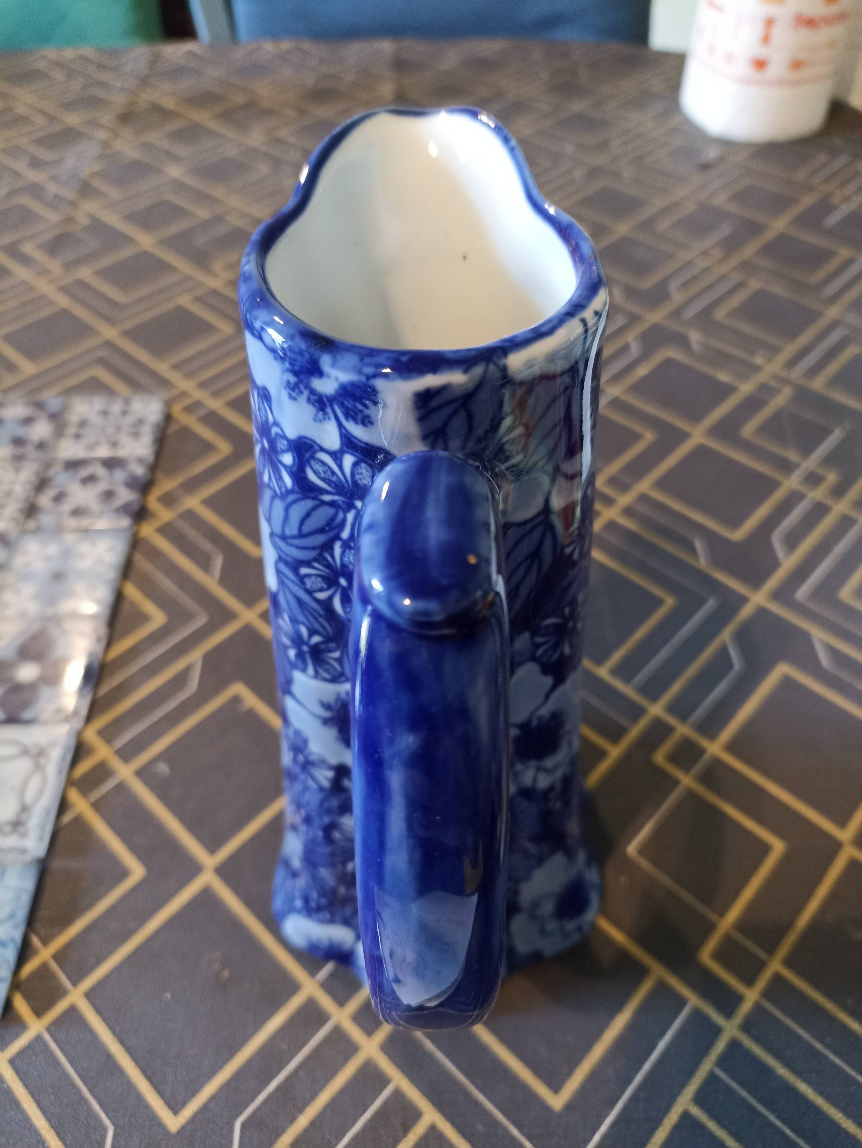 English porcelain jug