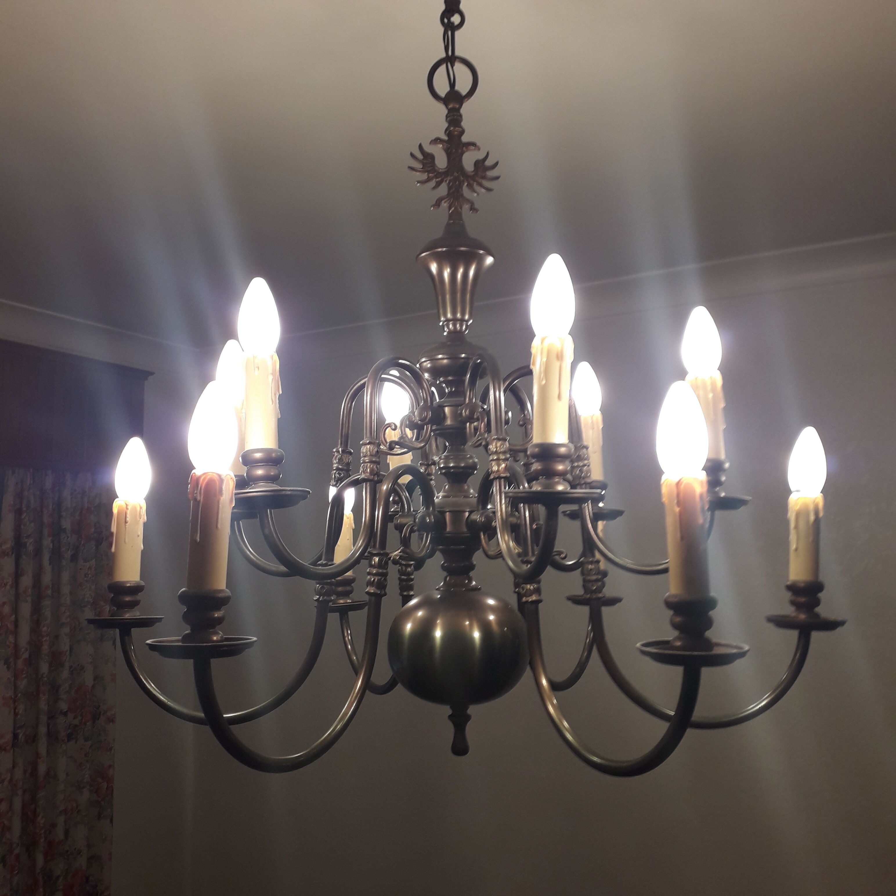 Two-storey chandelier Dutch style