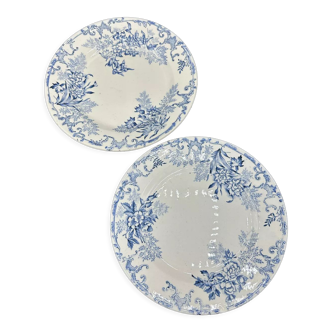 Lot de 2 assiettes choisy le roi