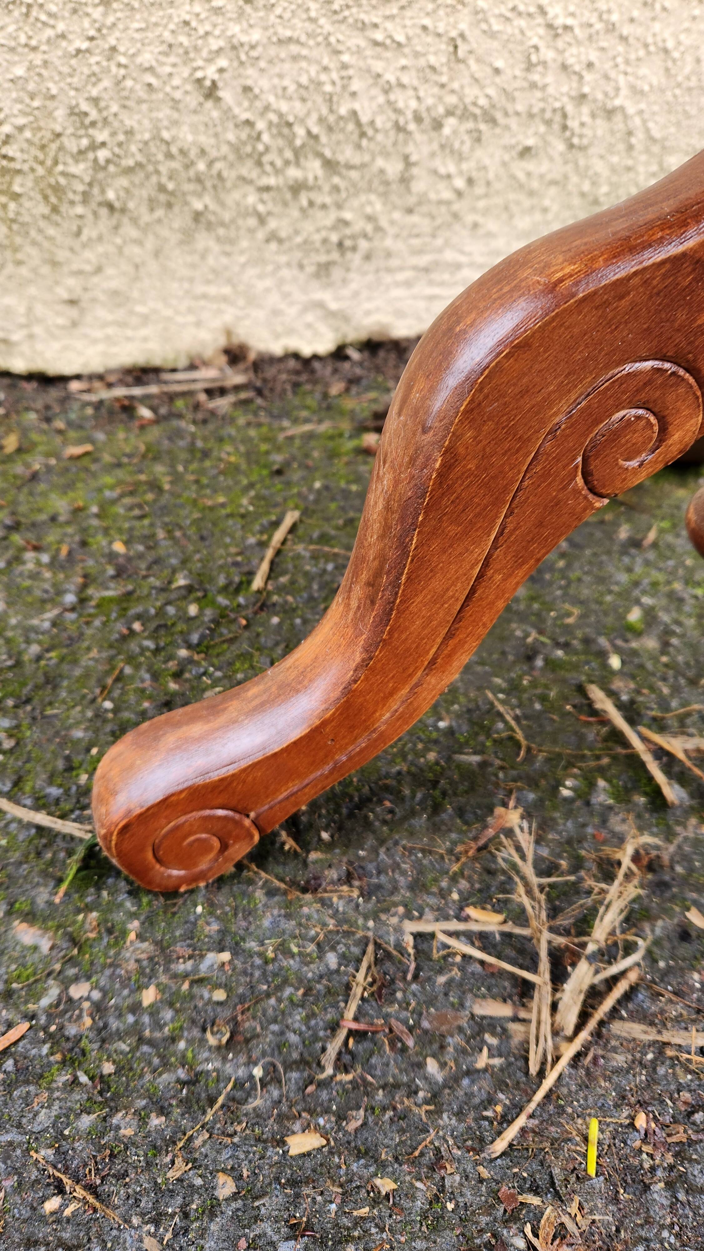 Small marquetry side table