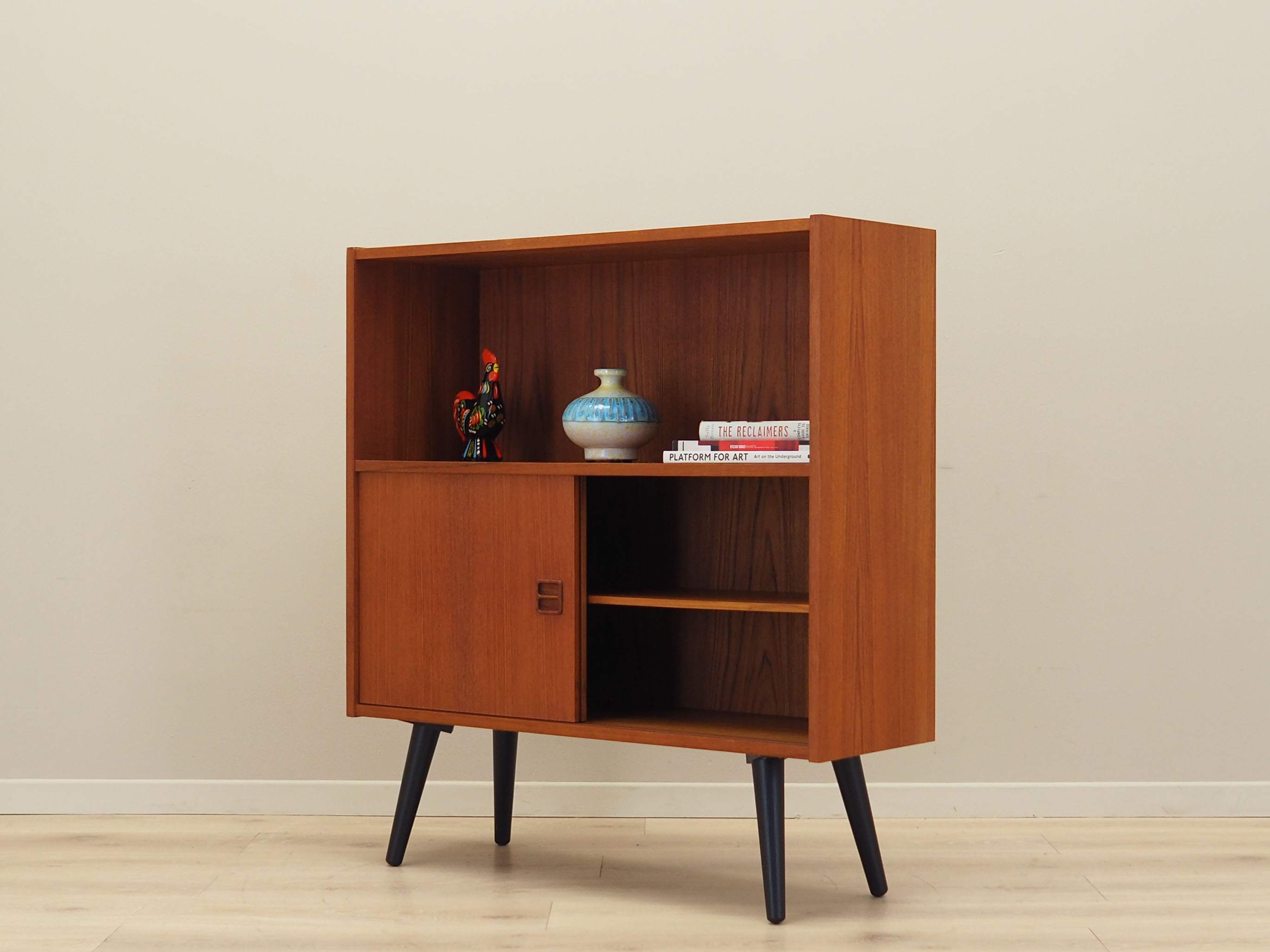 Teak bookcase, Danish design, 1970s, production: Denmark