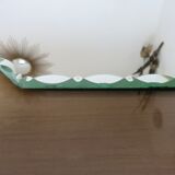 Beveled octagonal mirror 40s 50s 31x31cm