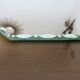 Beveled octagonal mirror 40s 50s 31x31cm