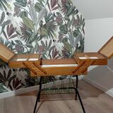 Travailleuse vintage scoubidou vert