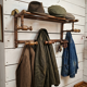 Napoleon III style bamboo wood coat rack