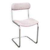 Bauhaus Tubular Chrome Cantilever Chair, Czechoslovakia, circa 1930