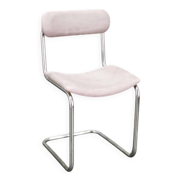 Bauhaus Tubular Chrome Cantilever Chair, Czechoslovakia, circa 1930