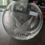 Vase boule cristal